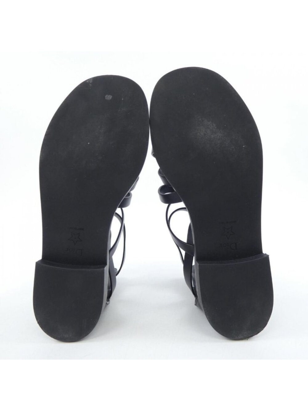 Dior Christian Sandals Black 37 - Picture 4 of 6